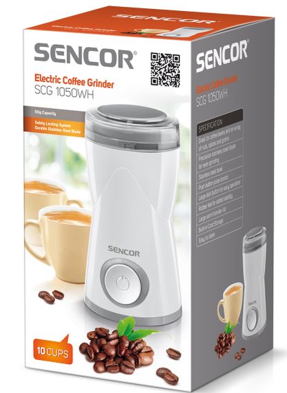Кавомолка електрична Sencor SCG1050WH (SCG1050WH) | Зображення 1