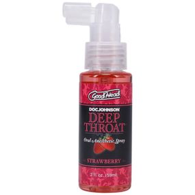 Спрей для мінету Doc Johnson GoodHead DeepThroat Spray - Sweet Strawberry 59мл (м'яте паковання!!!) Sex Aura