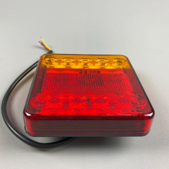 Ліхтар LED задній 12В-24В-30В 100х100х20 мм | Зображення 1