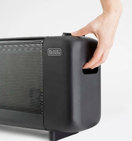 Мікатермічний обігрівач BLACK+DECKER 1500 Вт, площа обігріва 15 кв.м., підлоговий, чорний (BXMRA1500E) | Зображення 5