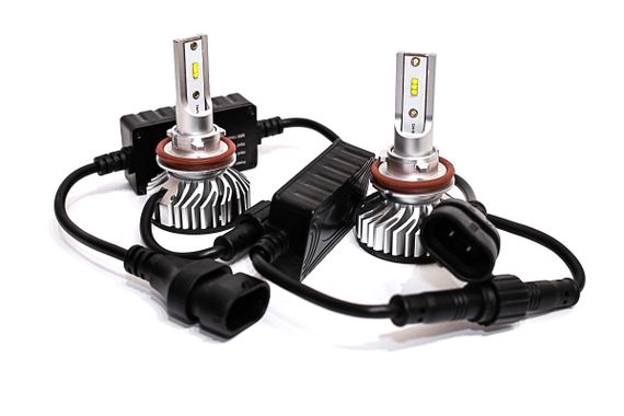 Комплект LED ламп AllLight F2 H11 50W 6500K 7000lm з вентиляторами (Philips technology) | Зображення 2