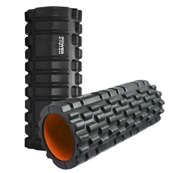 Масажний ролик (роллер) Power System PS-4050 Fitness Foam Roller Black/Orange (33x15см) (PS-4050_Orange) | Зображення 2