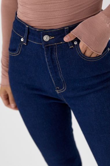 Облягаючі джинси Skinny - синій цвет, 38р (є розміри) | Зображення 3