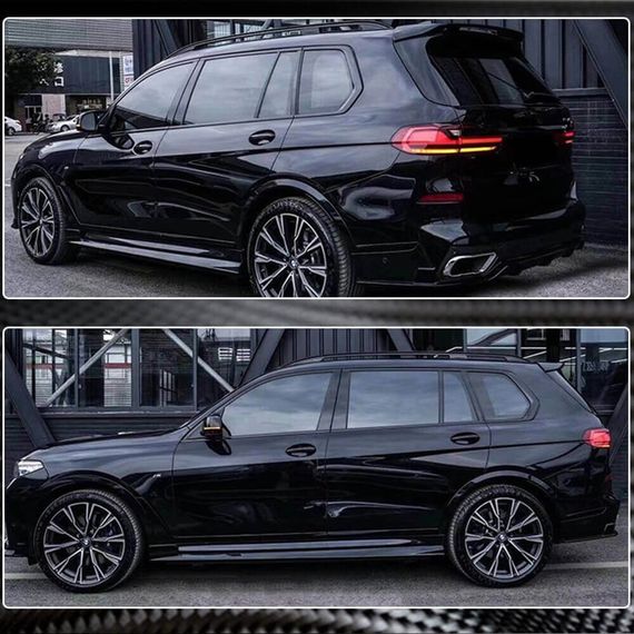Накладки на пороги (для M-Sport, Карбон) для BMW X7 G07 2019- гг | Зображення 3