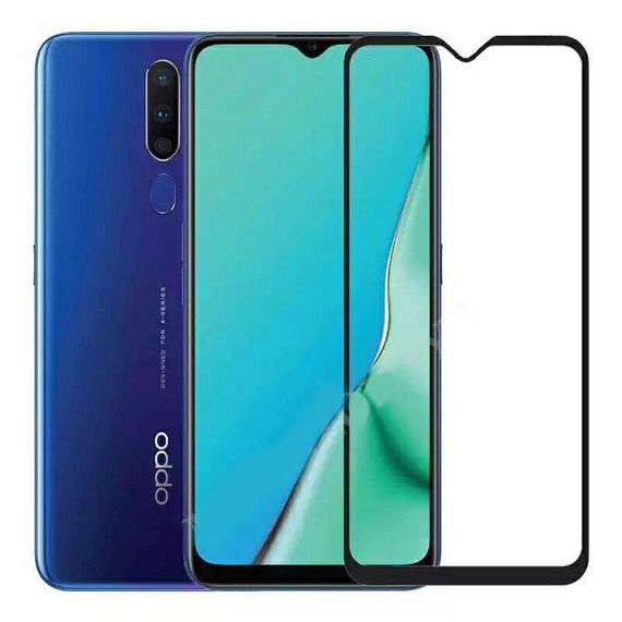 Захисне скло 2.5D на весь екран для Oppo A9 (2020)