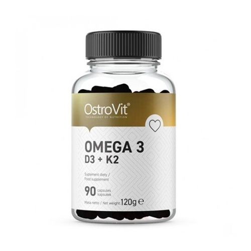 Омега для спорту OstroVit Omega 3 D3 + K2 90 Caps