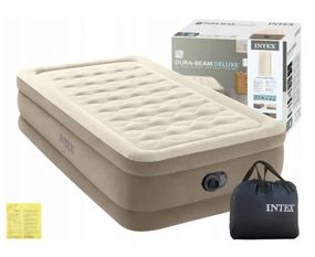Надувне ліжко Intex 64426, 99 х 191 х 46 см, вбудований електронасос. Односпальне