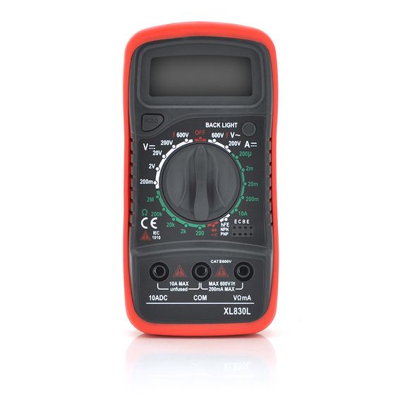 Мультиметр ANENG XL-830L, вимірювання: V, A, R, C, функція hFE | Зображення 3
