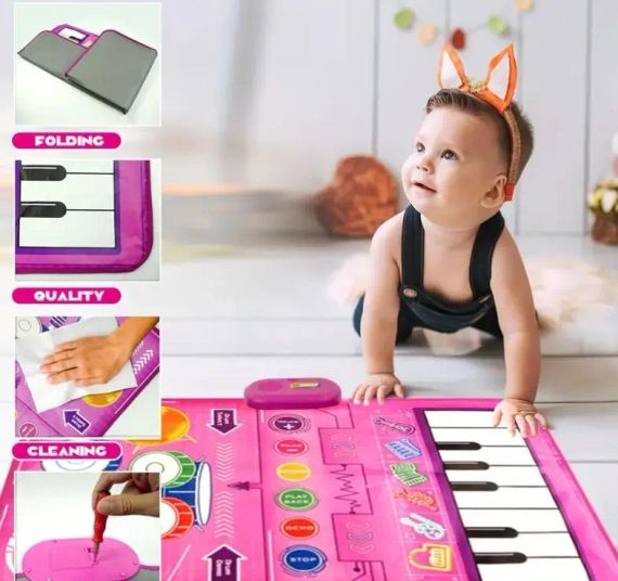 Інтерактивний музичний піаніно-килимок для дітей | Зображення 4