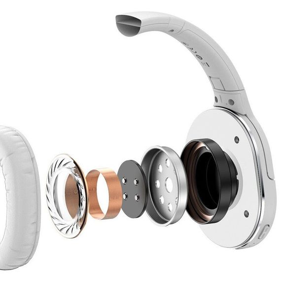 Накладні бездротові навушники Baseus Encok Wireless headphone D02 Pro (NGTD01030) White | Зображення 4