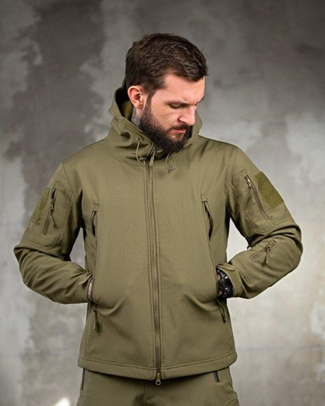 Тактичний костюм софтшов softshell олива ВТ7949 | Зображення 3