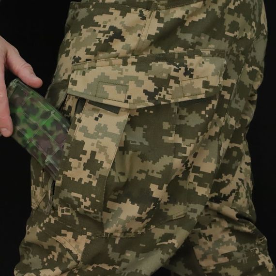 Тактичні штани PREDATOR з наколінниками, 100% бавовна, Піксель, 46/3 | Зображення 8