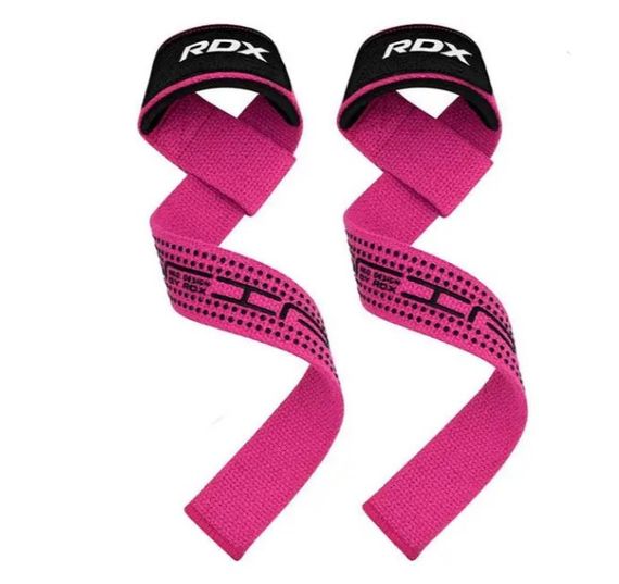 Лямки для тяги RDX S4 Gym Cotton Gel Straps Pink Plus (WAC-S4P+) | Зображення 2