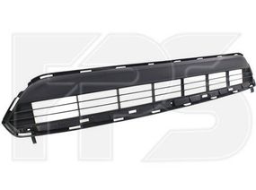 Решетка в бампере средняя черная Toyota Highlander '10-13 (FPS)