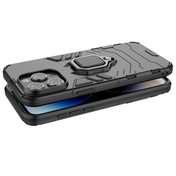 Чохол бампер Primolux Ring Armor для Apple iPhone 14 Pro Max - Black | Зображення 4