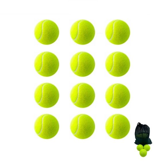 Набор мячей для большого тенниса SWDN Tennis Ball NE-TT-12 в чехле 12 штук