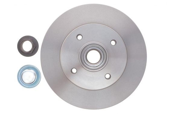 Диск тормозной задний Citroen C3 09- C4 Peugeot 307 207 04- 208 12- 249х9 полный с подшипником  23-0878