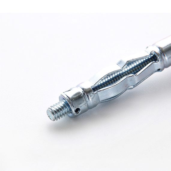 Анкер Молли с винтом М4*38 цинк белый (пач 25шт) APRO | Зображення 1