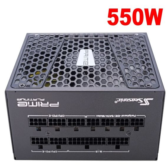 Блок питания Seasonic Prime Ultra Platinum 550W (SSR-550PD2) / 550W / 24+4(4)+4(8) pin б/у