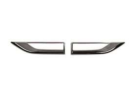 Накладки на повторювачі 2015-2019 (2 шт., чорний хром) для Volkswagen T6 2015-2024, 2019-2024 рр
