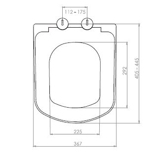 Сидіння для унітазу NKP Opus з кришкою і функцією мікроліфта 0404 | Зображення 1