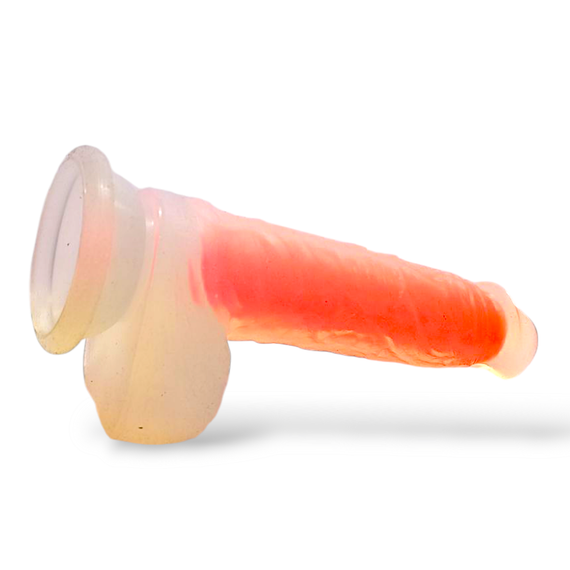 Фалоімітатор на присоску "Orange dildo", L184 мм, D35 мм sexstyle | Зображення 2