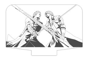 Акриловый светильник-ночник Devil May Cry 5 белый tty-n002015