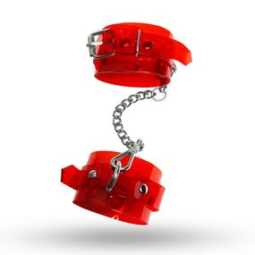 Наручники Feral Feelings Hand Restraints Trasparent Красные One Size