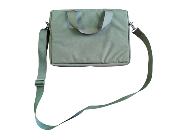 Сумка для ноутбука діагоналлю 17 дюймів М&М Вид 2 Olive green хакі (213206) | Зображення 4