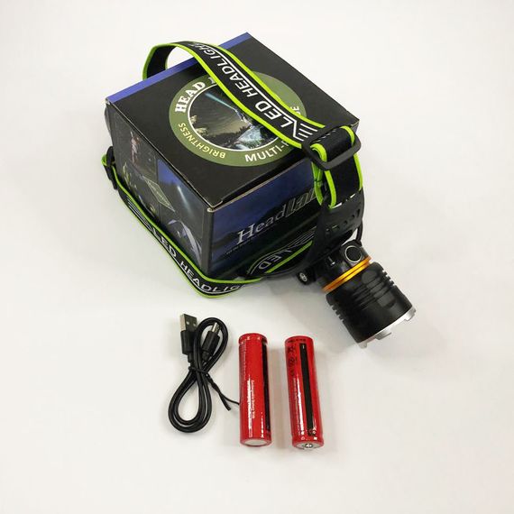 Фонарик диодный налобный, Фонарь для походов на лоб, Налобный фонарик bailong, Фонарь для ночной езды JL-83 | Зображення 7