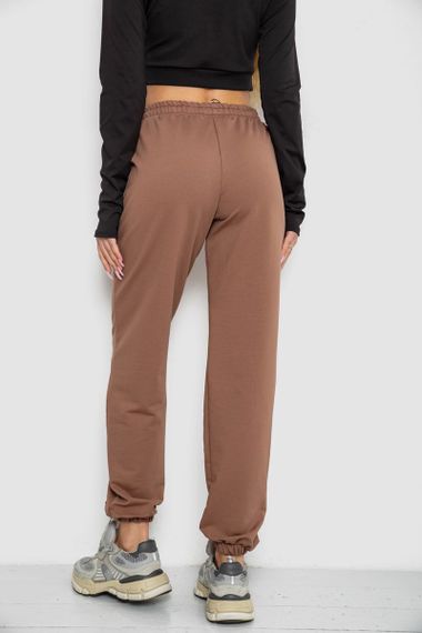 Спортивні штани жіночі, колір коричневий, 247R4670-1 | Зображення 3