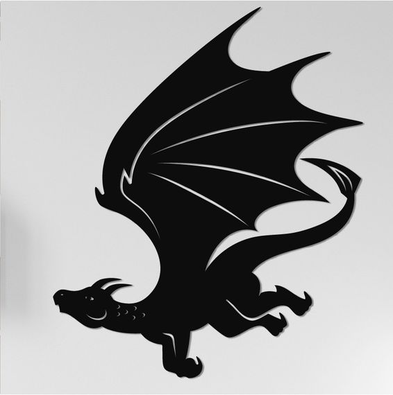 Панно декоративная картина на стену Дракон LED 16 цветов телефон 300х360 acr-p000045