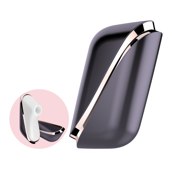 Вакуумний кліторальний стимулятор Satisfyer Traveler, корпус-чохол на магнітах | Зображення 4