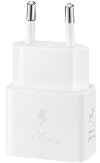 Мережевий зарядний пристрій Samsung 25W Travel Adapter + Type-C cable White (EP-T2510XWEGEU) | Зображення 1