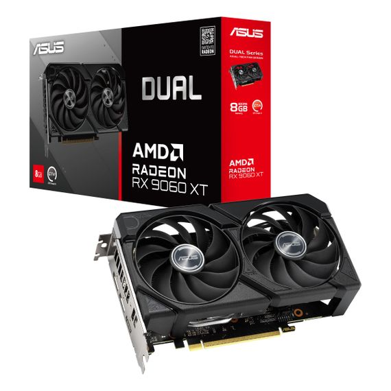 Видеокарта ASUS Radeon RX 9060 XT 8GB GDDR6 DUAL-RX9060XT-8G 90YV0MI1-M0NA00 | Зображення 7
