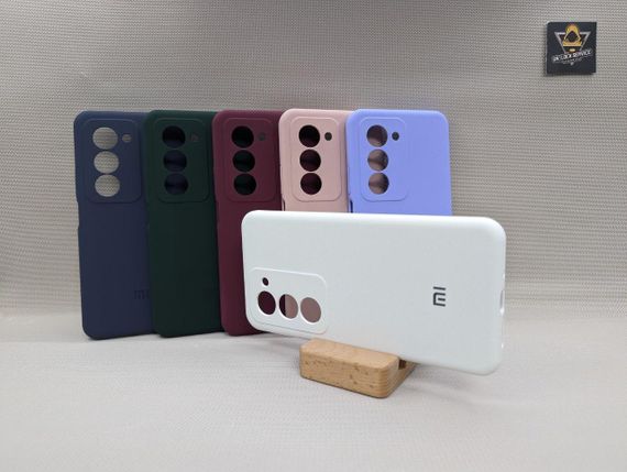 Чохол з логотипом для Xiaomi Redmi 15 EU | М'який | Протиударний | Soft Touch | білий | Зображення 2