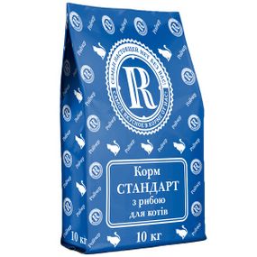 Ройчер Стандарт Риба (синій). Риба, куряча печінка гідролізована.  10кг.