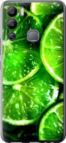 Чохол на Infinix Hot 12i Зелені часточки лимона "852u-2863-2448"