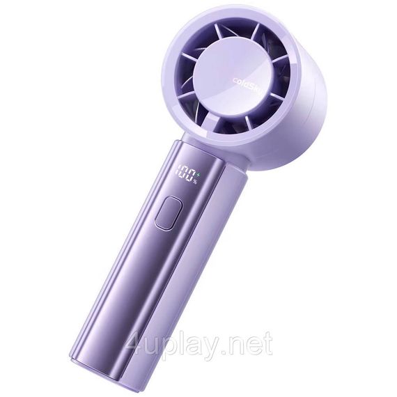 Ручной портативный аккумуляторный вентилятор с LED дисплеем coldSky Handheld Fan 4000mAh | Зображення 1
