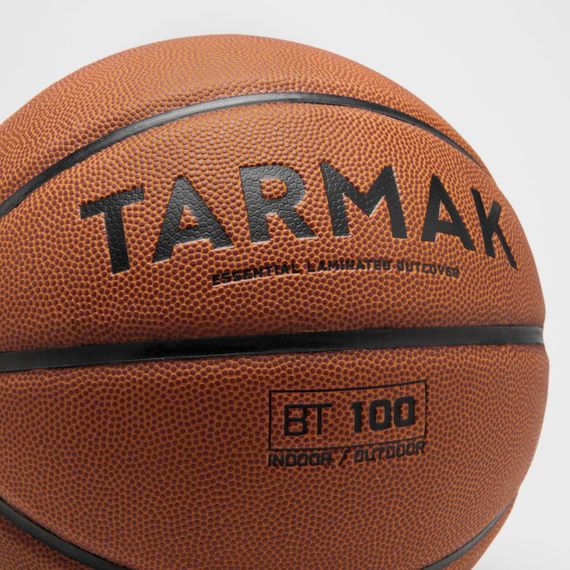 Баскетбольний м'яч BT100 Touch розмір 6 FIBA коричневий - One Size | Зображення 3