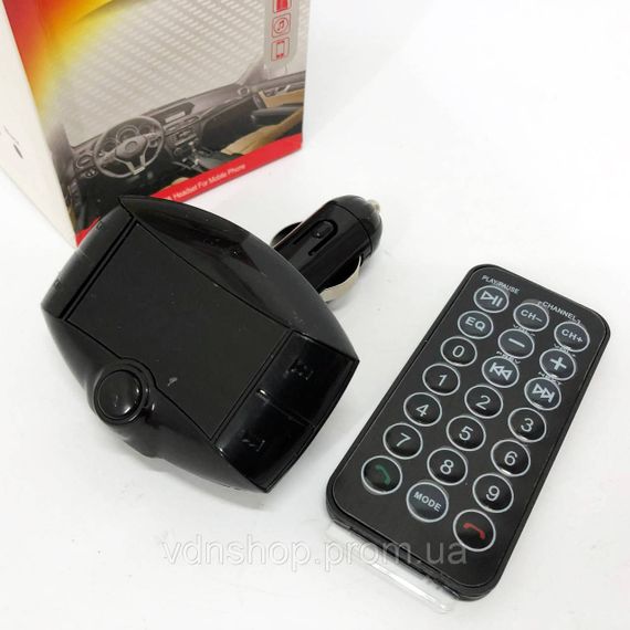 Модулятор трансмиттер bluetooth, Лучший fm трансмиттер в прикуриватель VK-39 | Зображення 3