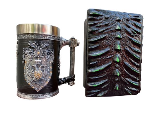 Подарунковий набір Кухоль 3D Щит і Корона та Блокнот 3D «Око Лісового Дракона» | Зображення 1