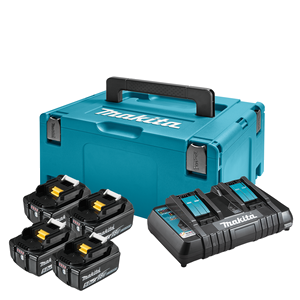 Набор аккумуляторов BL1850B (4 шт) и зарядное устройство для продукции Makita LXT (197626-8)