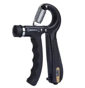 Еспандер кистьовий з лічильником PowerPlay PP-4402 з регульованим навантаженням 10-60 кг, Чорний (PP_4402_Black)