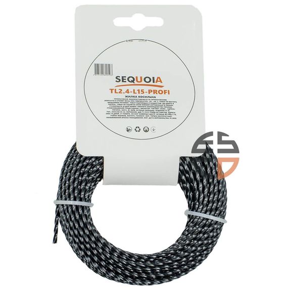Косильная леска SEQUOIA TL2.4-L15-Profi | Зображення 1