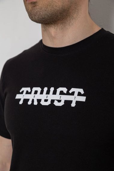 Футболка мужская с принтом, цвет черный, 241R1902 | Зображення 4