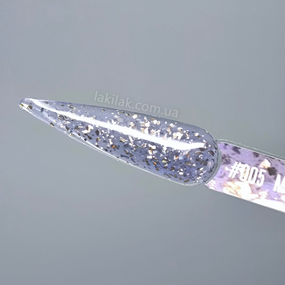 База для ногтей Victoria Avdeeva Magic Base 05 (глубокий лавандово-синий с золотой поталью) 12 мл HEMA & TPO FREE