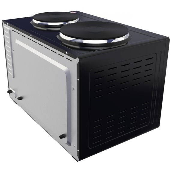 Електрична піч BROCK TO 3002 B 1600Вт/ 30л /електроплита/ механічне керування/чорна | Зображення 2