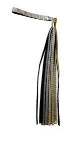 Батіг шкіра колір метал - звичайний 30см Sex Aura