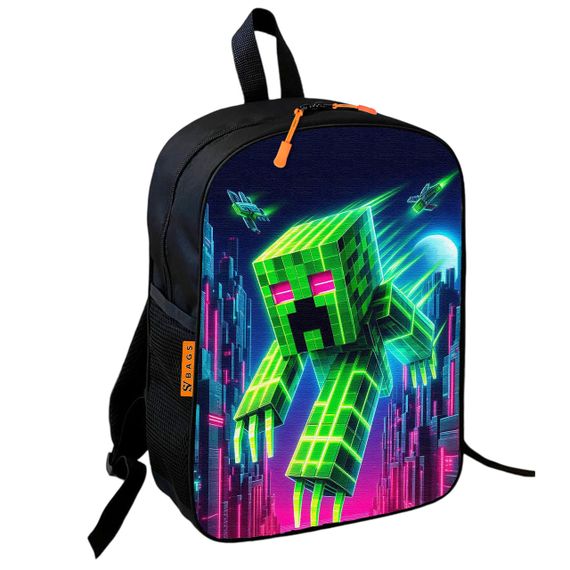 Рюкзак шкільний дитячий Майнкрафт Кріпер «Minecraft» 36х27 см для хлопчика (01167)